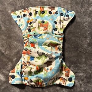 Thirsties AIO NEWBORN natural Cloth Diaper- Camping